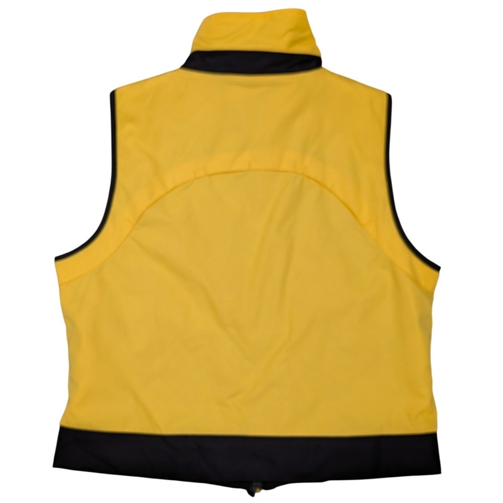 Ralph Lauren L RL Active Women's Yellow Black Colorblock Puffer Vest Size L - Picture 4 of 12